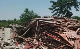 模板拆遷料木托盤用鋸末顆粒機這樣處理省時省力又賺錢！